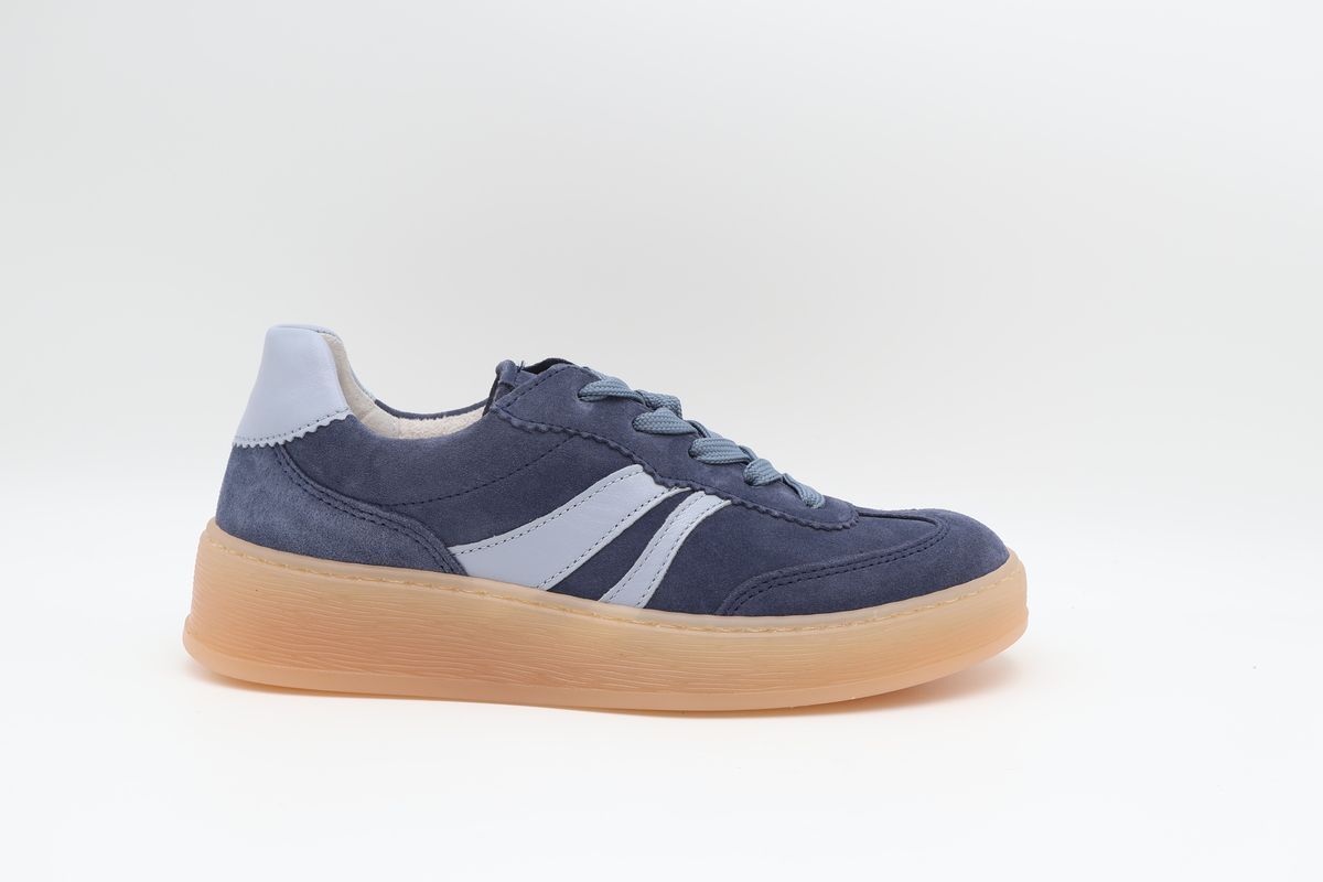 Gabor Sneakers Blå Mocka
